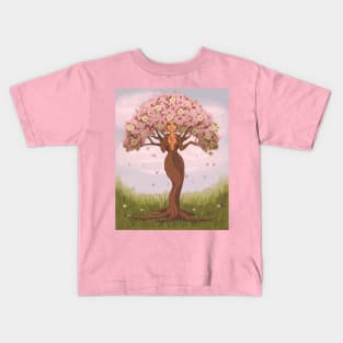 Cherry Blossom Bombshell Kids T-Shirt